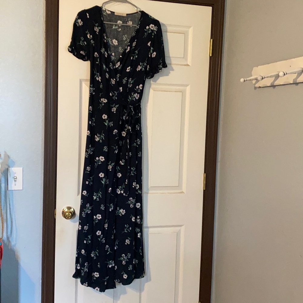 Wrap maxi dress